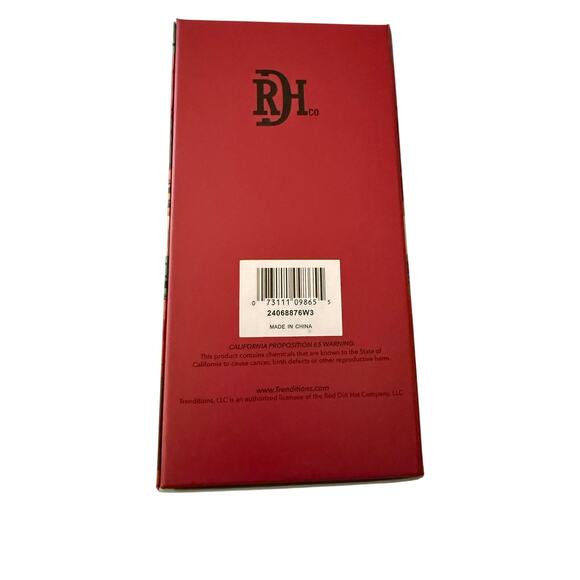 Red Dirt Hat Company Taupe Roughout With Herringbone Rawhid Rodeo Wallet, NWT - Picture 7 of 7